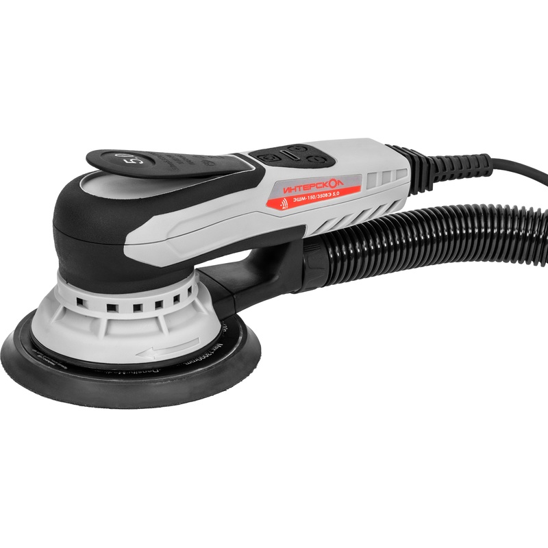 Изображение товара Эксцентриковая шлифмашина Интерскол ЭШМ-150/350ВЭ 350 Вт регулировка скорости