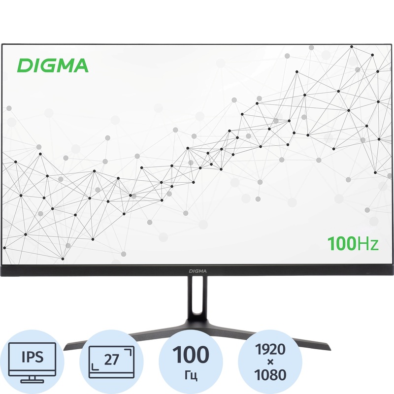 Изображение товара Монитор 27" Digma Progress 27P301F чёрный Изображение товара Монитор 27" Digma Progress 27P301F чёрный
