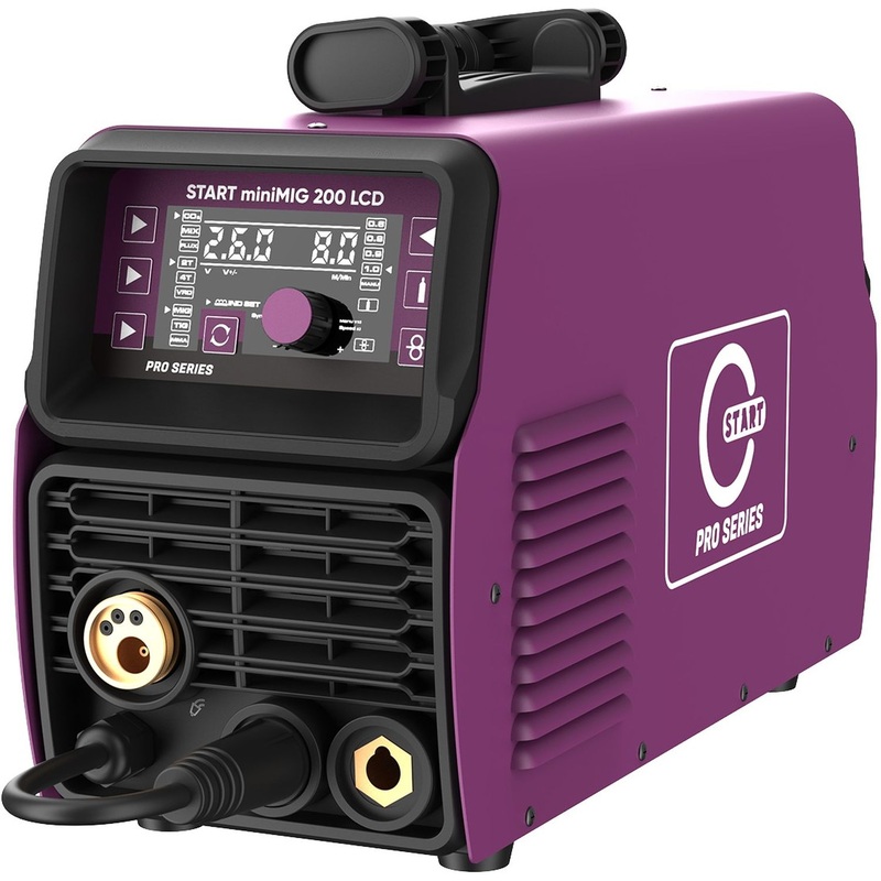 Изображение товара Сварочный аппарат Start miniMIG 200 LCD (2W202L) с синергетическим управлением