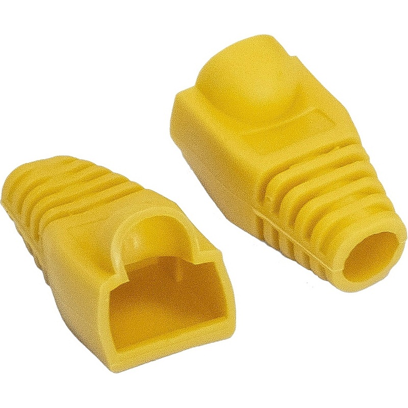 Изображение товара Колпачок ExeGate BC45-100-YL RJ-45 желтый 100 штук