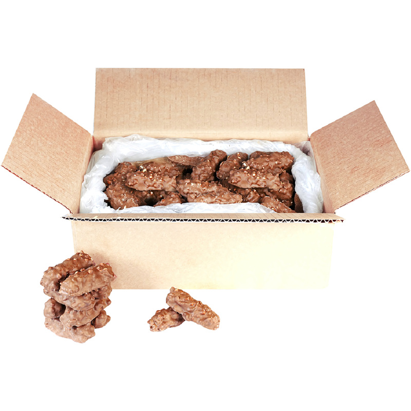 Изображение товара Вафли Яшкино глазированные с орехом и изюмом 2 кг