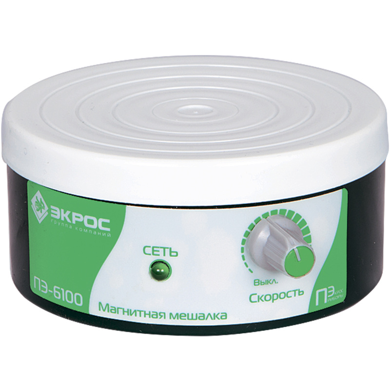 Изображение товара Магнитная мешалка Экрос-6100 для лабораторных исследований 1000 мл