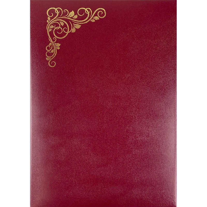 Изображение товара Папка адресная А4 бордовая