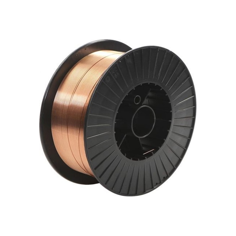 Изображение товара Проволока сварочная Ресанта СВ-08Г2С 8 мм 5 кг для дуговой сварки MIG MAG