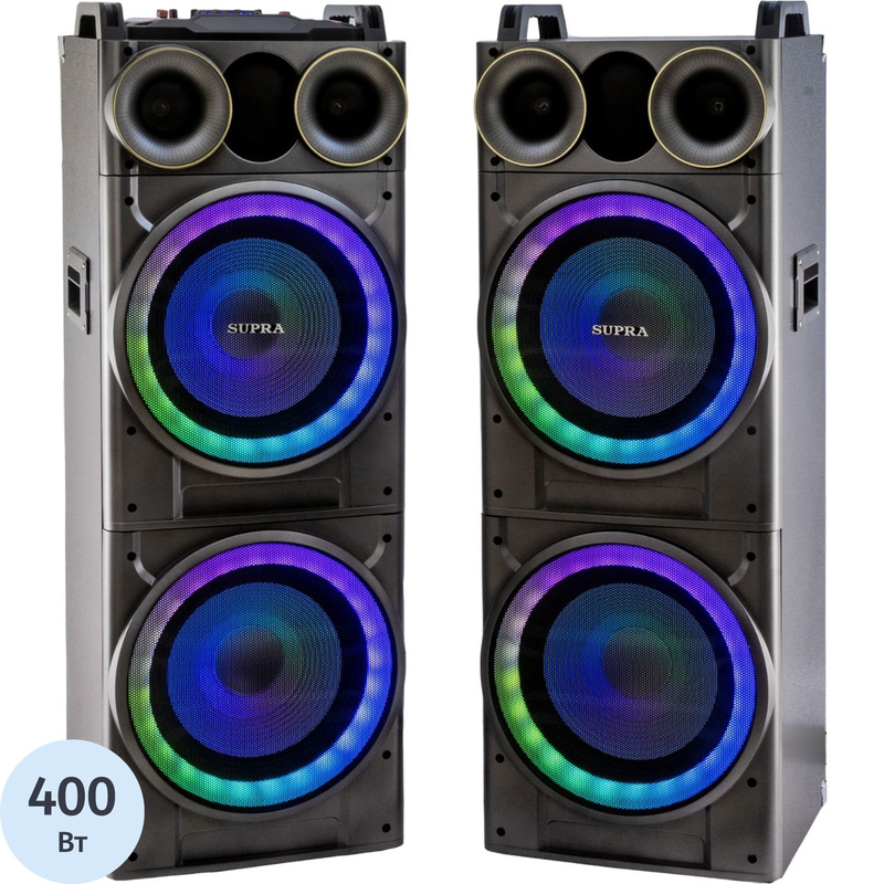 Изображение товара Акустическая система Supra SMB-2150 чёрная с подсветкой