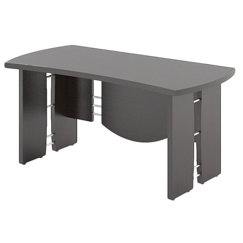 Изображение товара Стол руководителя письменный Born венге 1600х800х750 мм