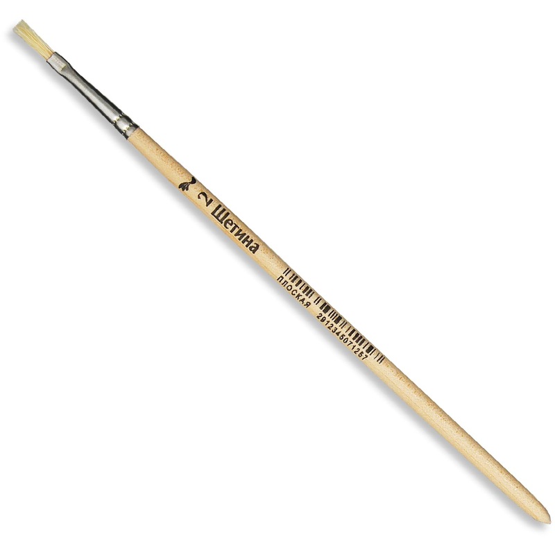 Изображение товара Кисть №1 School плоская щетина №2