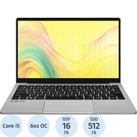 Ноутбук OSIO FocusLine F140i-008 14" Gray Intel Core i5 1235U/16 ГБ/SSD  512 ГБ/Intel Iris Xe Graphics (F140I-008)