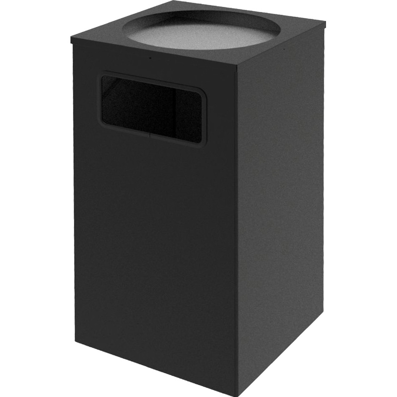 Изображение товара Урна уличная Квадро-13 80 л из оцинкованной стали