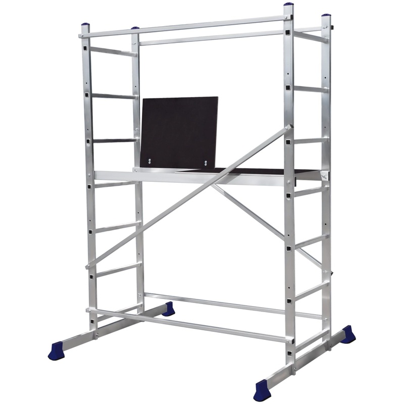 Изображение товара Вышка-тура Алюмет алюминиевая односекционная 7 ступеней 4107