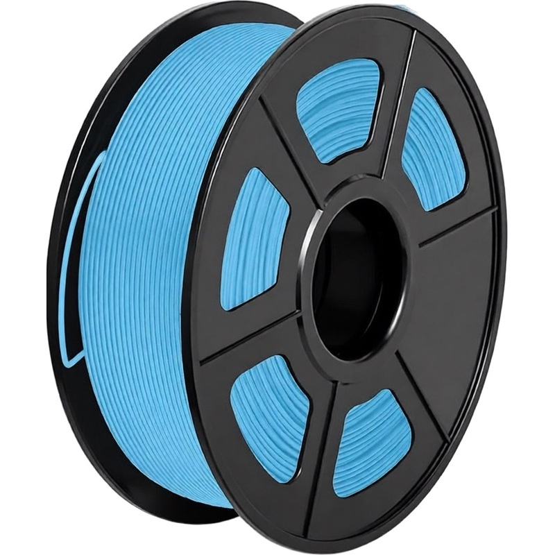 Изображение товара Пластик PLA для 3D-принтера NV Print NV-3D-PLA-MATTE-LIGHT-BLUE голубой матовый/биоразлагаемый 1.75 мм 1 кг