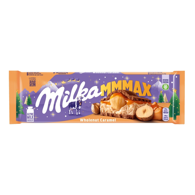 Изображение товара Шоколад Milka молочный с карамельной начинкой и фундуком 300 г