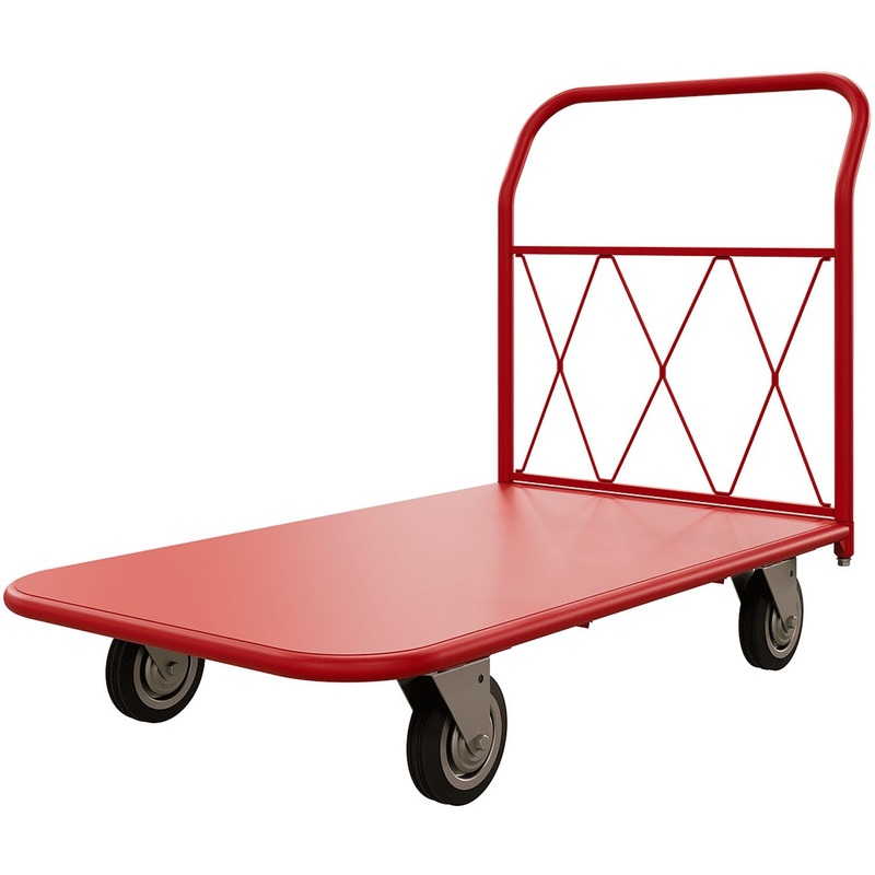 Изображение товара Тележка грузовая Red Tool грузоподъёмность 500 кг (литые колёса 200 мм, ТП 5 RT 200)