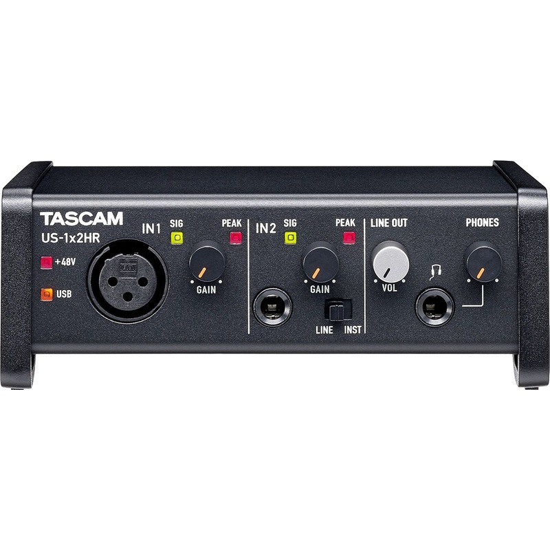 Изображение товара Аудиоинтерфейс Tascam US-1x2HR профессиональная звуковая карта для записи