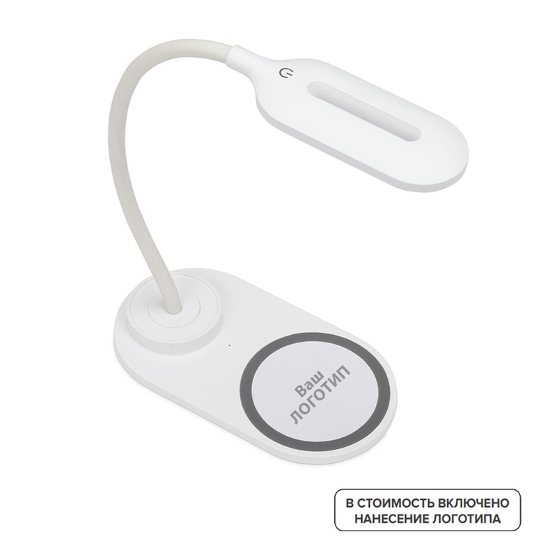 Изображение товара Светильник настольный Duos с индивидуальной одноцветной печатью (10 штук в упаковке)