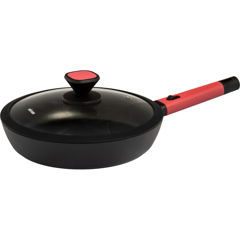 Изображение товара Сковорода Nadoba Gusta 28 см с антипригарным покрытием и съемной ручкой