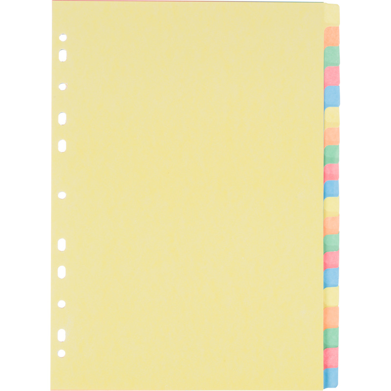 Изображение товара Разделитель листов Attache А4 20 цветных картонных листов