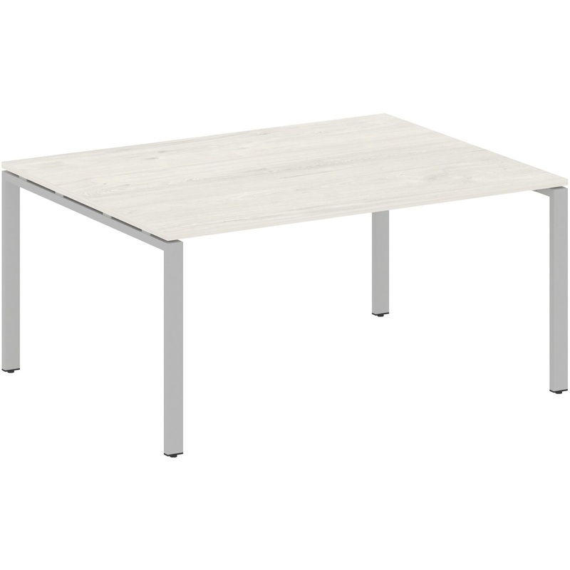 Изображение товара Стол для переговоров Metal System Style БП.ПРГ-1.4 1600x1235мм серый дуб наварра