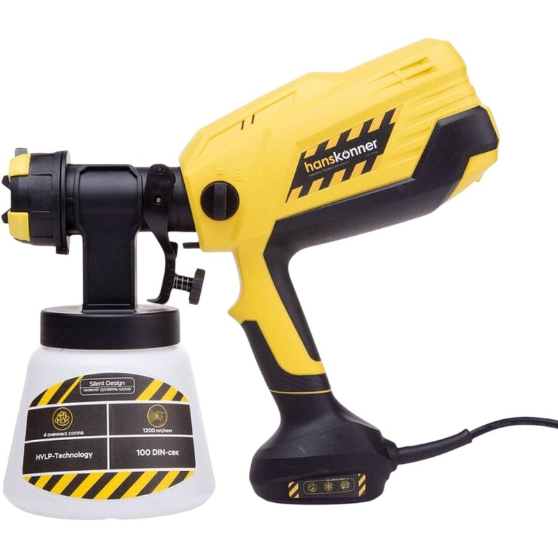 Изображение товара Краскопульт электрический Hanskonner HSG9675 для профессиональной покраски