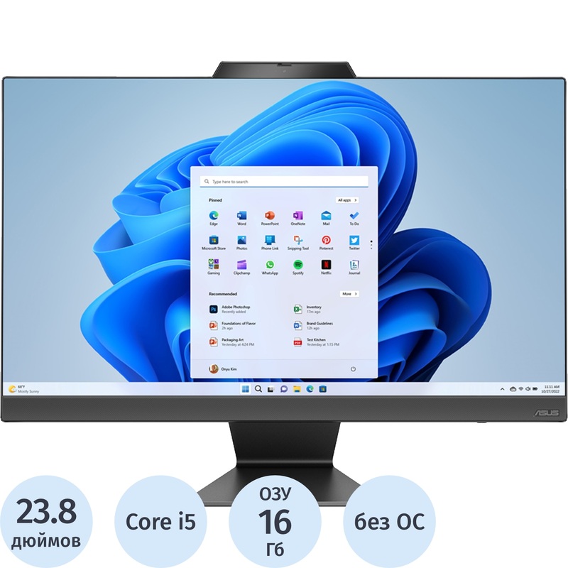 Изображение товара Моноблок 23.8 Asus AiO E3402WVA-BPC0150 (90PT03T2-M00UB0)