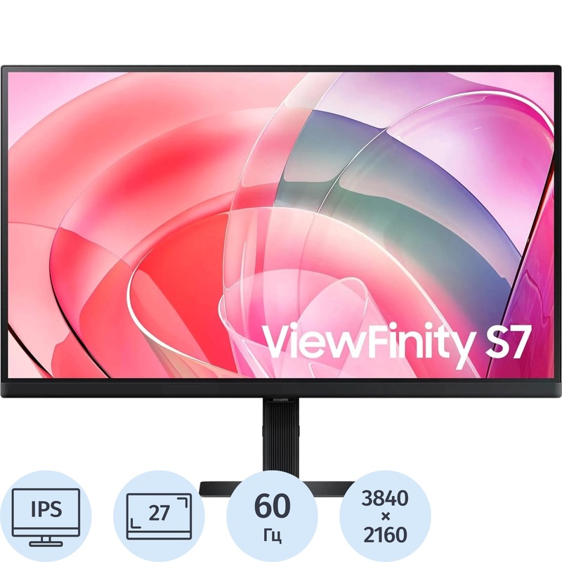 Изображение товара Монитор 27" Samsung ViewFinity S7 S27D706EAMXUE чёрный