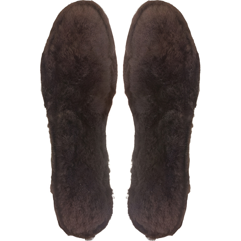 Изображение товара Стельки из натурального меха 43 размер для зимней обуви коричневые