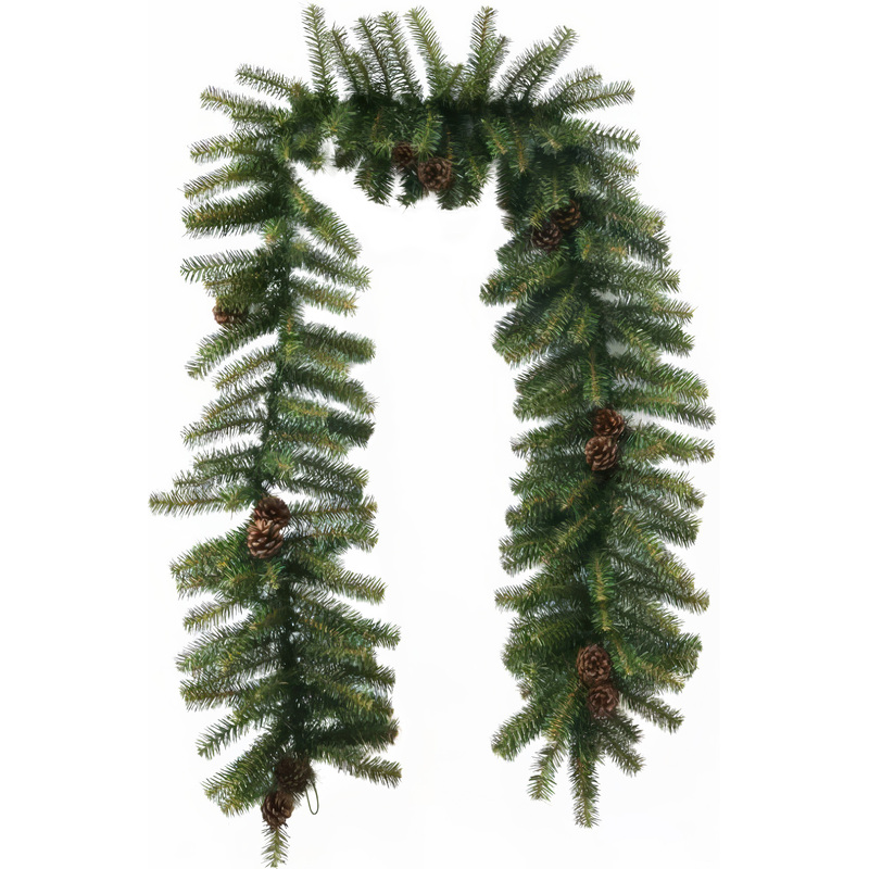 Изображение товара Гирлянда хвойная Neon-Night Еловый шлейф с шишками 270x41 см