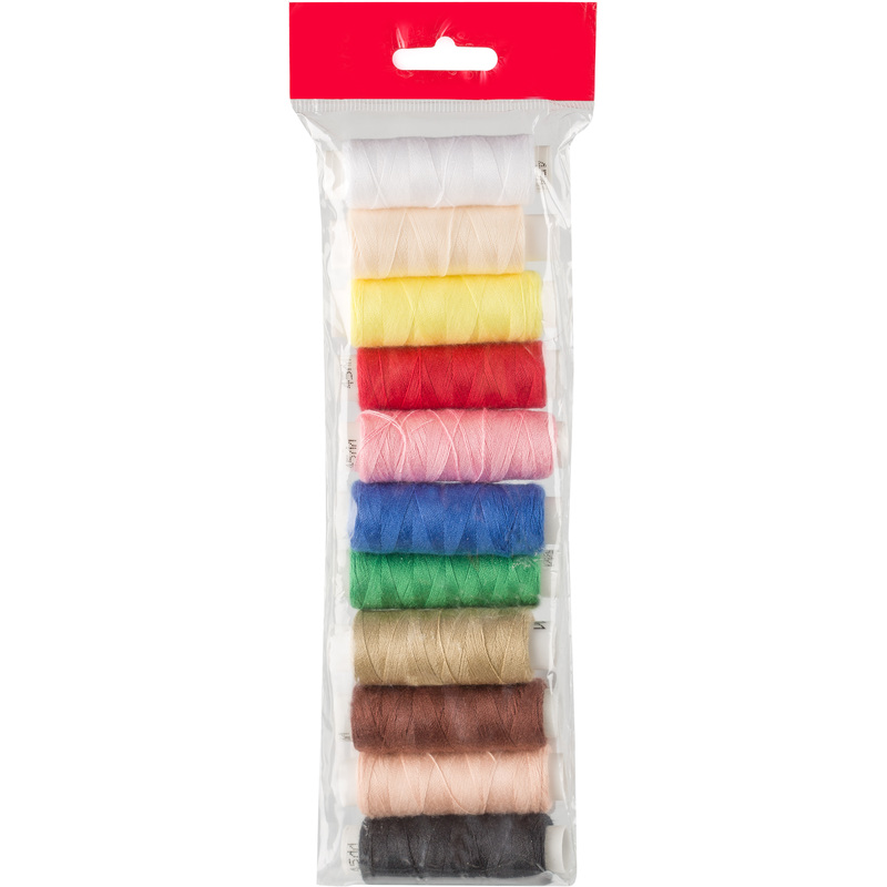 Изображение товара Нитки швейные армированные 45 ЛЛ 120 м 11 штук в упаковке
