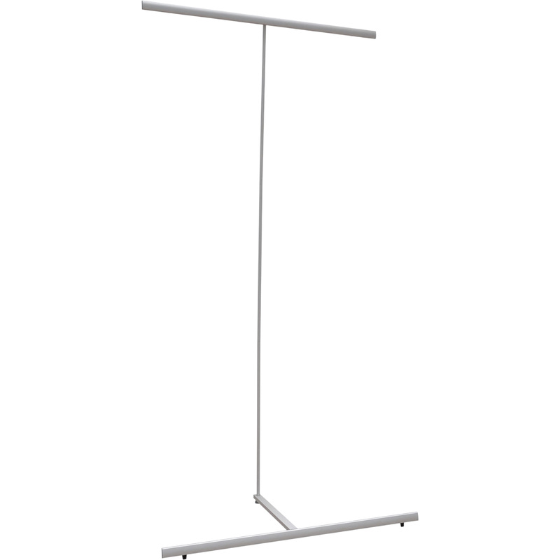 Изображение товара Стойка напольная Комус L-banner 1000x2000 мм высокая 200 см серая