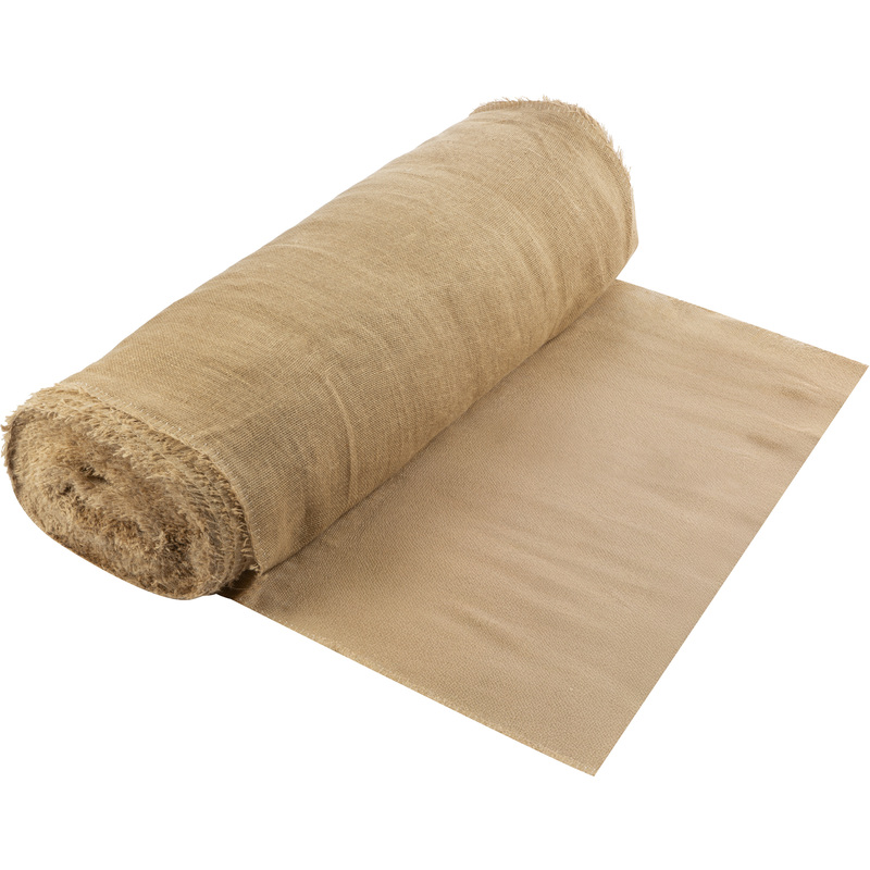 Изображение товара Техническое полотно мешковина джут 110 см x 100 м 230-250 г/кв.м экологически чистый материал