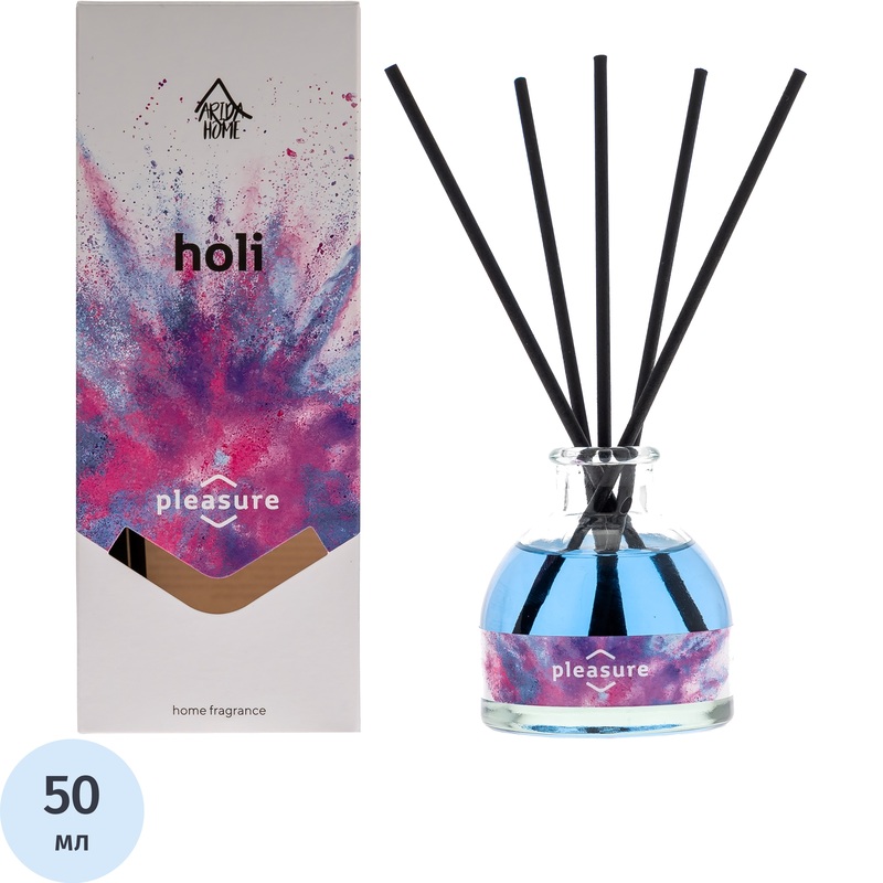 Изображение товара Аромадиффузор Arida Home Holi Удовольствие с натуральным ароматом 50 мл Изображение товара Аромадиффузор Arida Home Holi Удовольствие с натуральным ароматом 50 мл