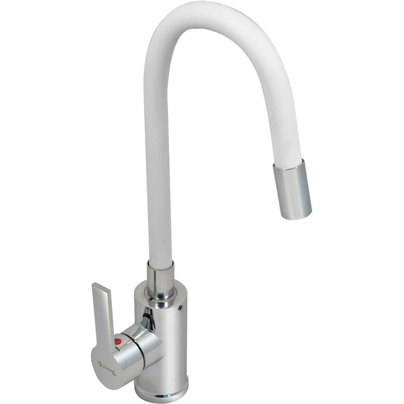 Изображение товара Одноручный смеситель Juguni Luxe 0402.485 для кухни и ванной с гибким изливом