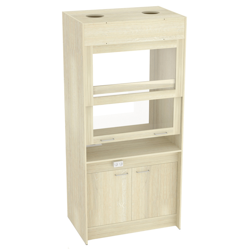 Изображение товара Шкаф лабораторный вытяжной демонстрационный шамони светлый