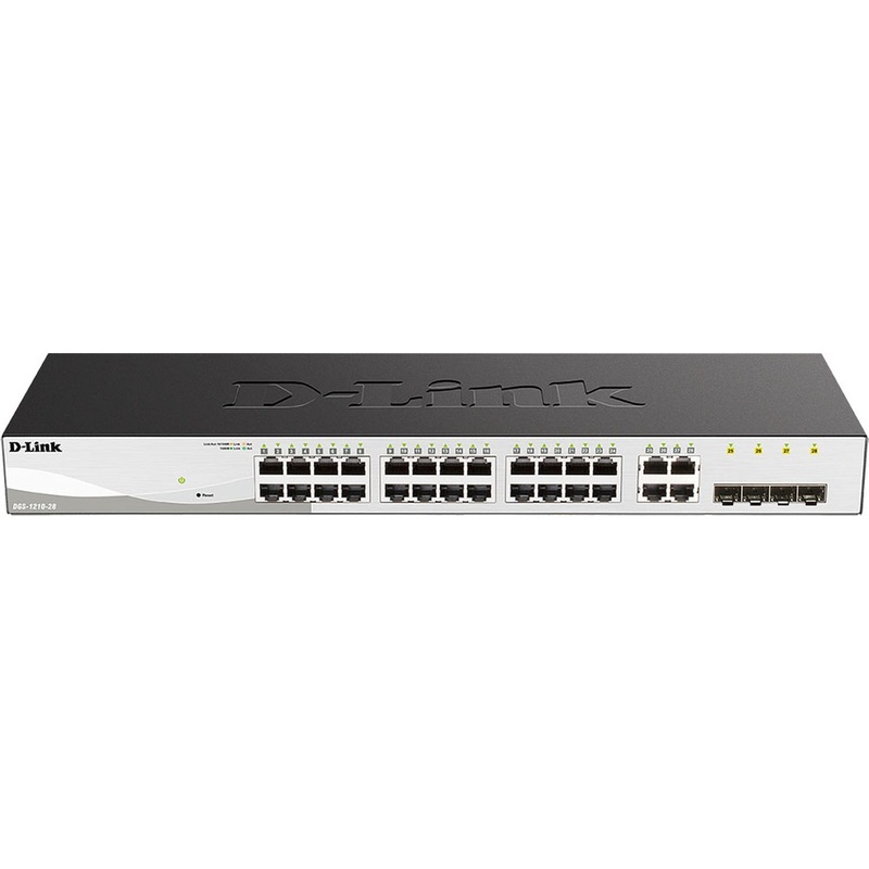 Изображение товара Коммутатор D-Link DGS-1210-28/F3A управляемый 24 порта 1Гб Ethernet SFP