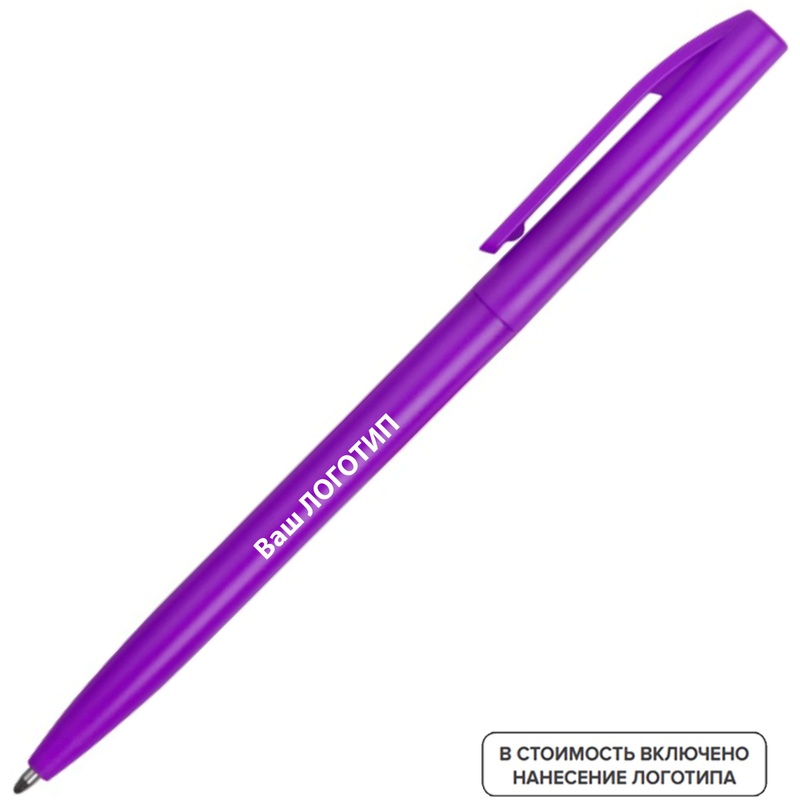Изображение товара Ручка шариковая автоматическая Reedy синяя фиолетовый корпус 1000 штук