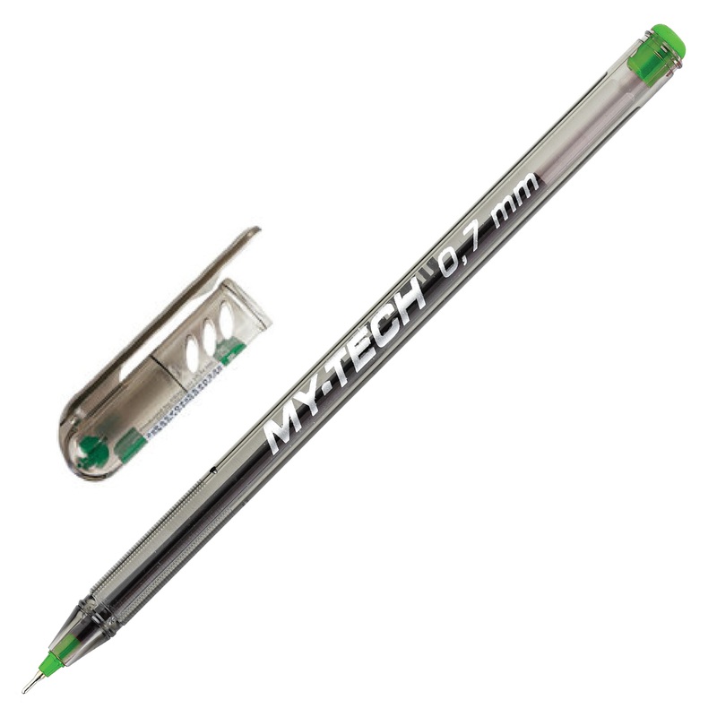 Изображение товара Ручка шариковая неавтоматическая Pensan My-Tech зеленая (толщина линии 0.5 мм)