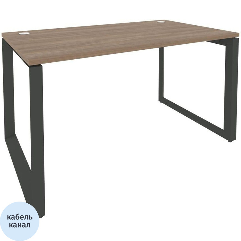 Изображение товара Стол прямой ONIX-О O.MO-SP-3.8 дуб аризона антрацит 1380х800х750 мм