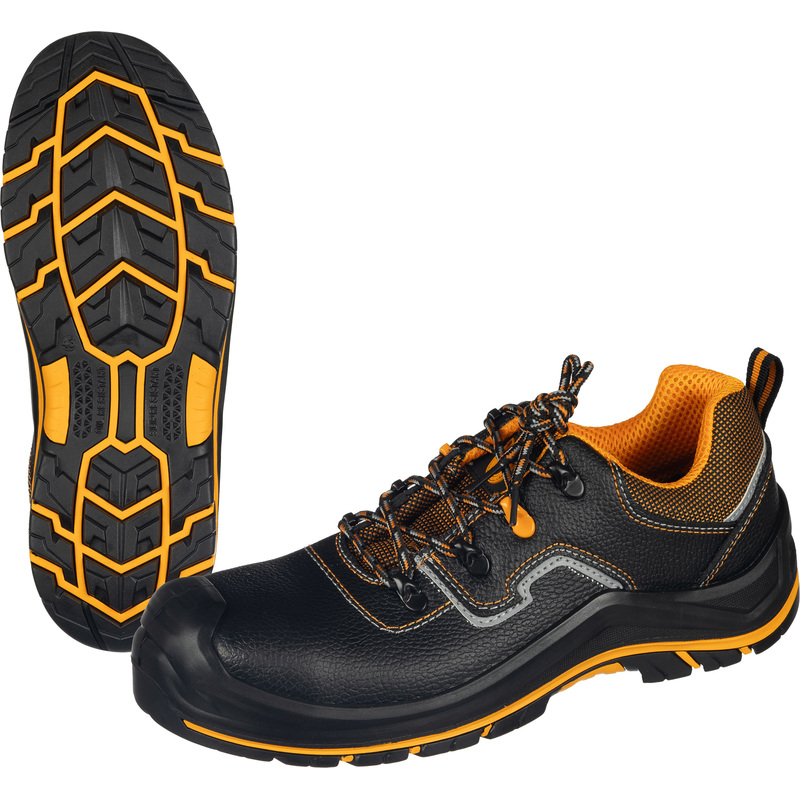 Изображение товара Полуботинки рабочие летние Perfect Protection из натуральной кожи и ПУ-нитрил, защита от механическ