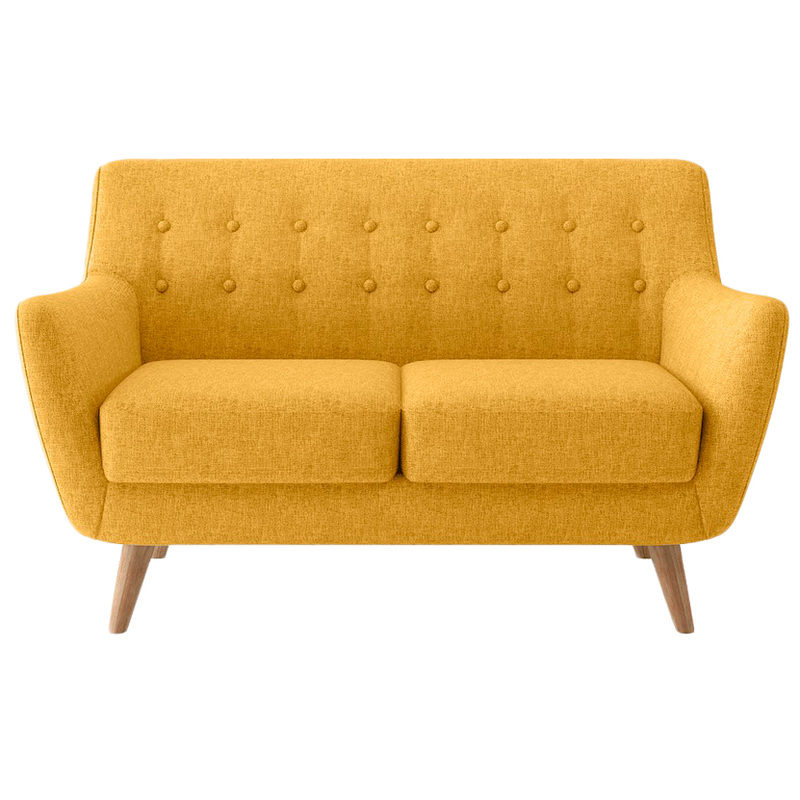 Изображение товара Диван двухместный M28 Picasso горчичный (ткань)