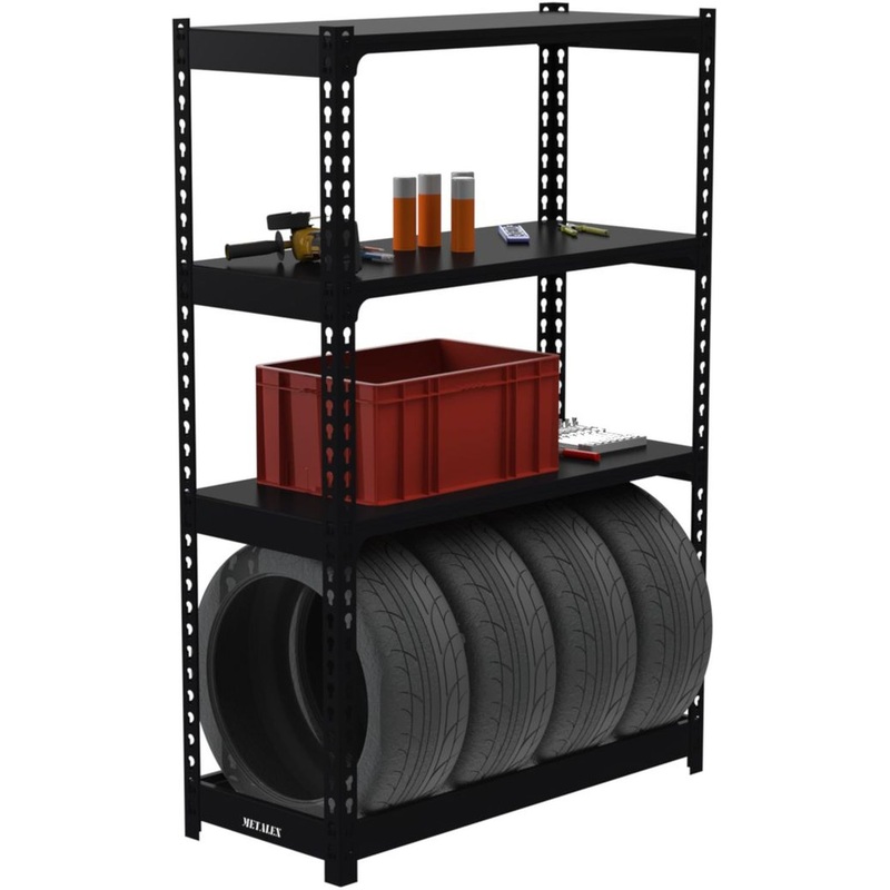 Изображение товара Стеллаж металлический Metalex 108247 (1200х500х1800 мм, 3 полки)