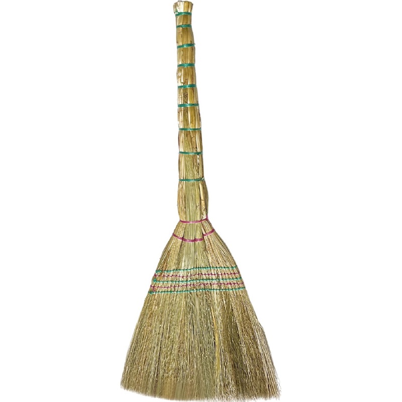 Изображение товара Веник сорго 5-ти прошивной 4-х лучевой 42x96 см для хозяйственных нужд