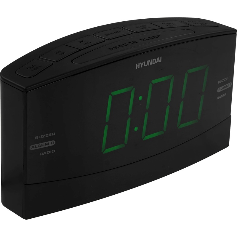 Изображение товара Радиобудильник Hyundai H-RCL238 чёрный с FM радио