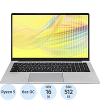 Ноутбук OSIO FocusLine F160a-005 16.1" Gray AMD Ryzen 5 5500U/16 ГБ/SSD  512 ГБ/AMD Radeon Graphics (F160A-005)