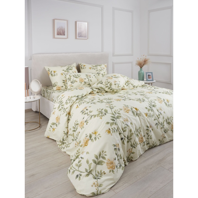 Изображение товара Комплект постельного белья Guten Morgen Formakspalm1.5-спальное поплин 70x70 см