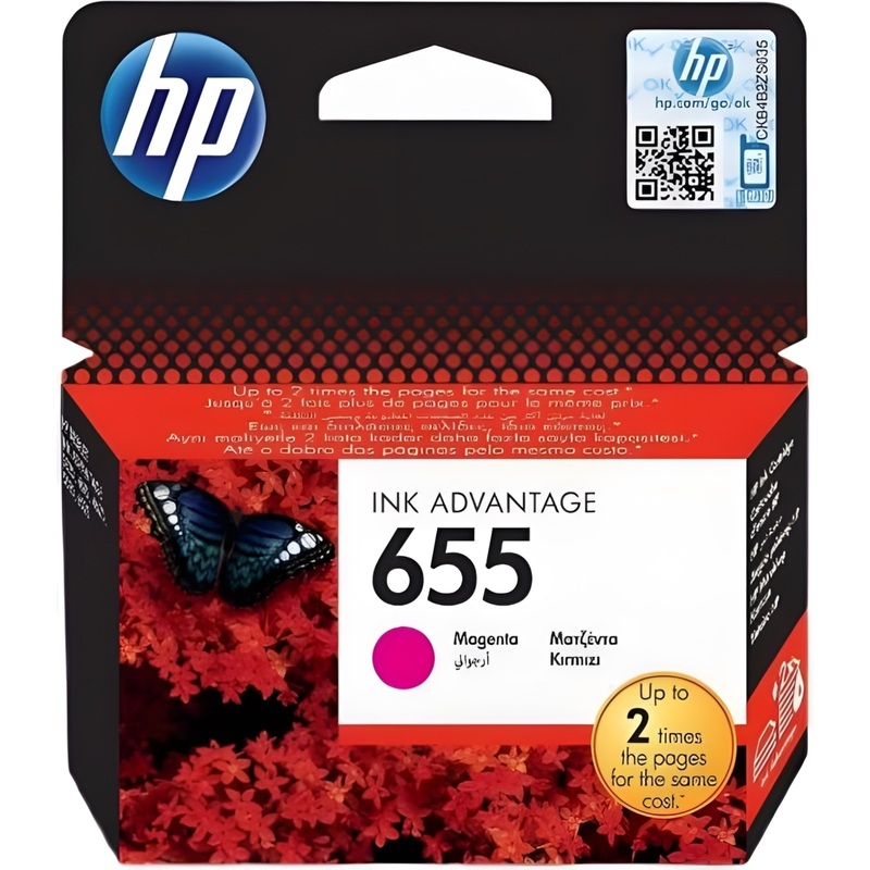 Изображение товара Картридж струйный HP 655 CZ111AE пурпурный оригинальный уцененный