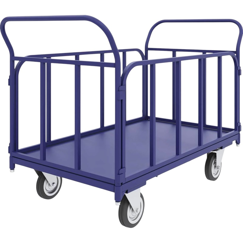 Изображение товара Тележка платформенная Rusklad ТБ 6 с трубчатыми бортами до 450 кг