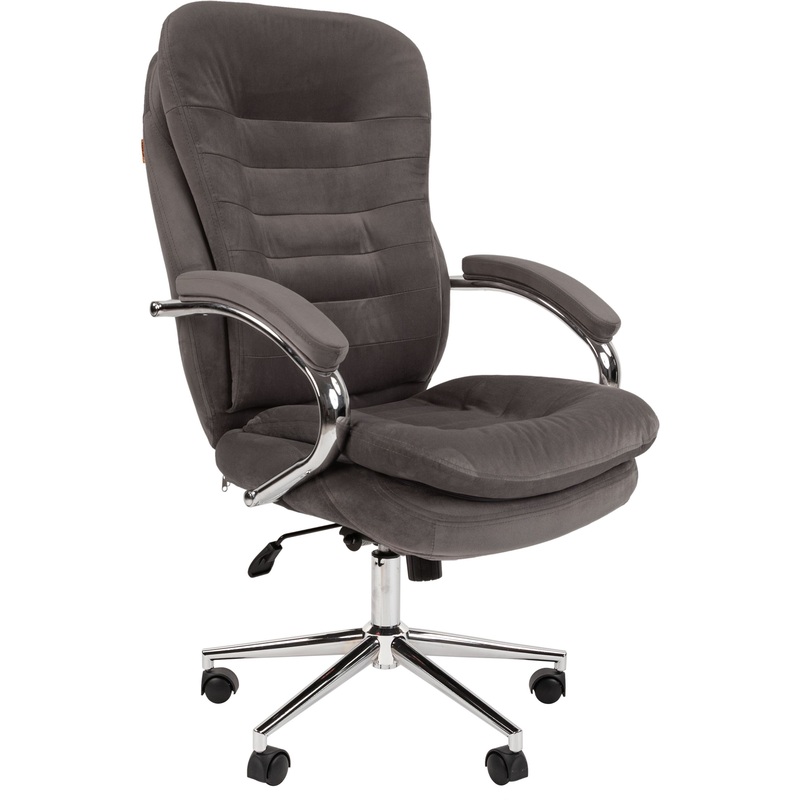 Изображение товара Кресло для руководителей VT_Chairman Home 795 серое с механизмом Top Gun Lux