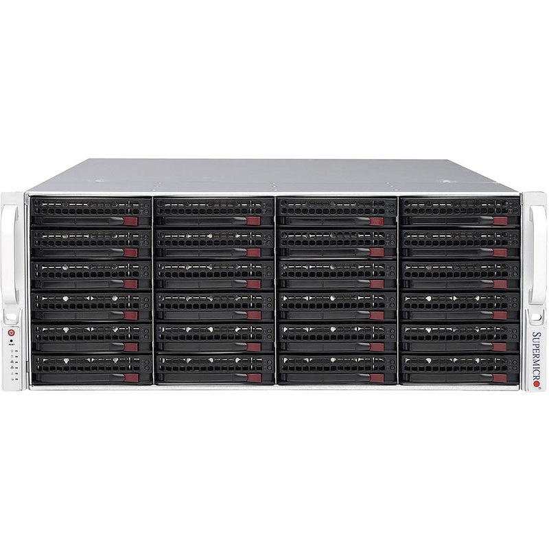 Изображение товара Корпус для сервера Supermicro SuperChassis CSE-846BE1C-R1K23B 4U с блоком питания 1200 Вт