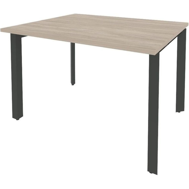 Изображение товара Стол для переговоров Onix-П O.MP-PRG-1.2 дуб аттик/антрацит 1180x980x750 мм