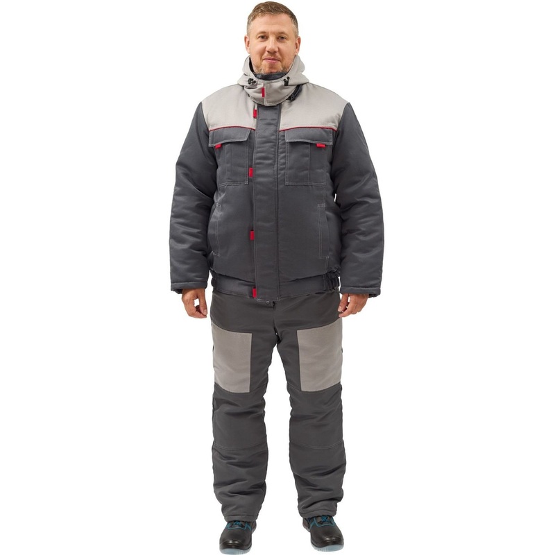Изображение товара Зимний рабочий костюм Фаворит-2-КПК мужской серый 64-66